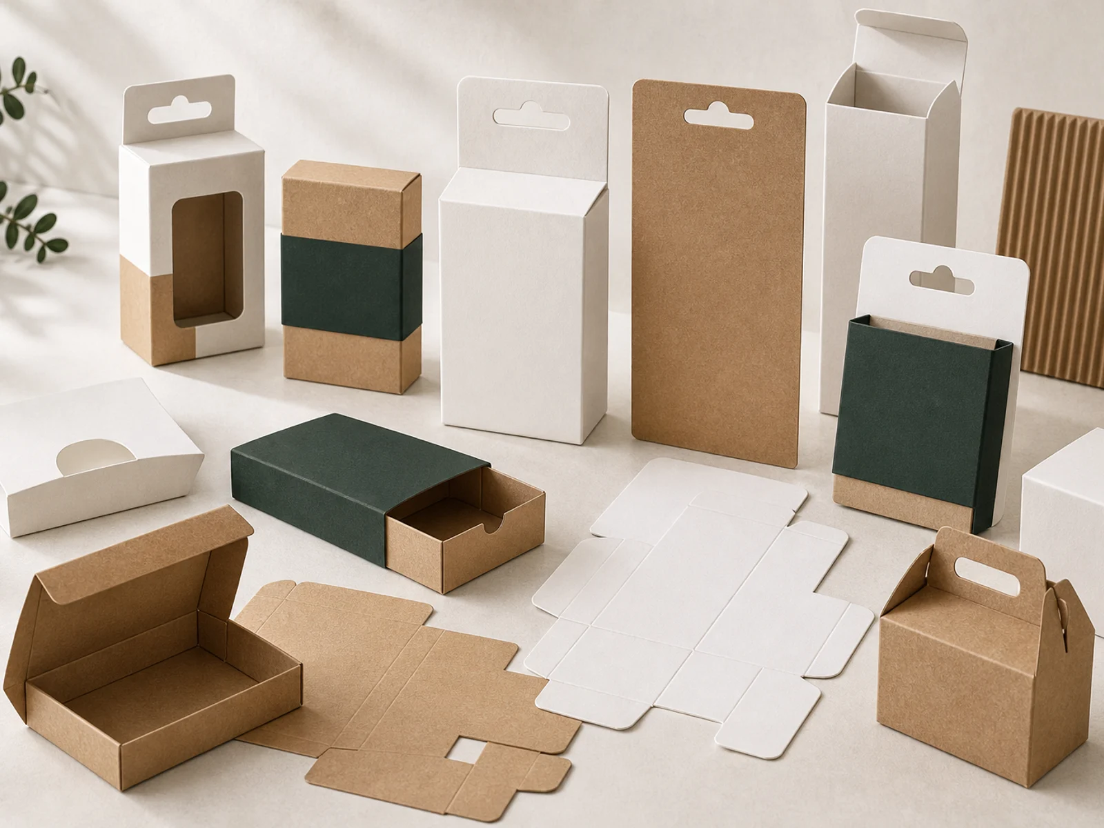 Paperboard applications with folding cartons sleeves header cards inserts and printed retail panels